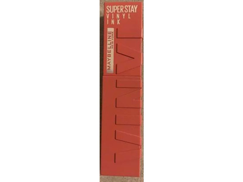 Maybelline Super Stay Vinyl Ink Lipstick, Lippy, 0.14 fl oz