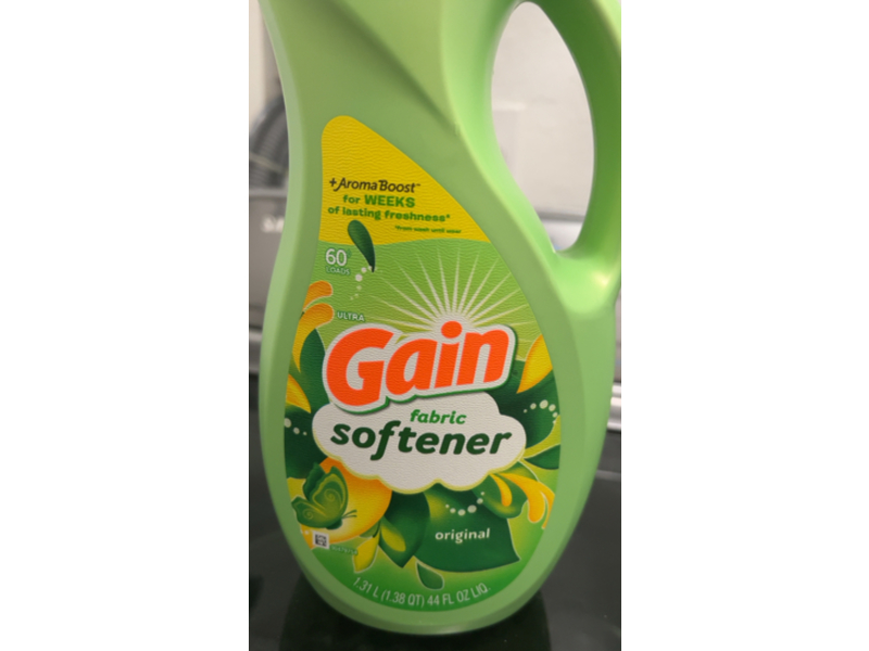 Gain Fabric Softener, Original, 60 Loads, 44 fl oz/1.31 L