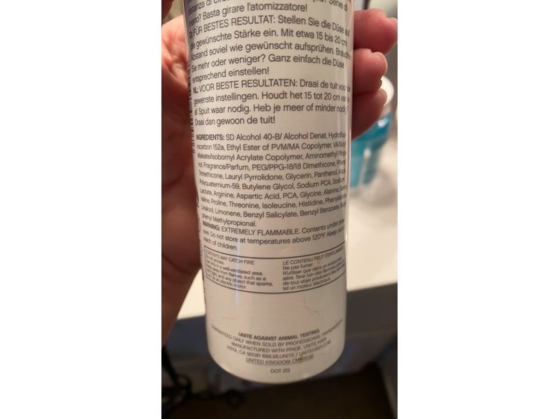 Unite Hair Go365 Hairspray, 10 oz/300 mL