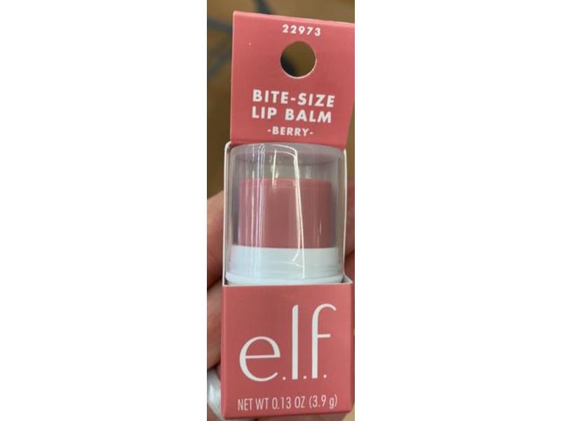 E.l.f Cosmetics Bite-Size Lip Balm, Berry, 0.13 oz/3.9 g