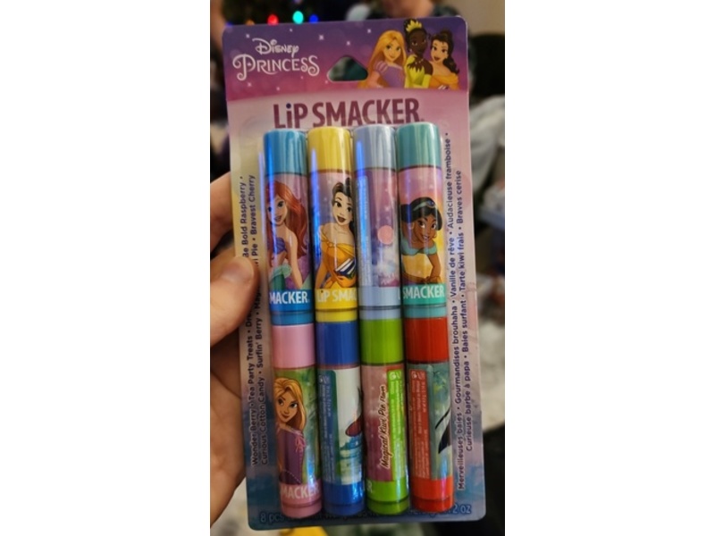 Lip Smacker Disney Princess Flavored Lip Balm Set, 0.14 oz/4 g, 8 Count