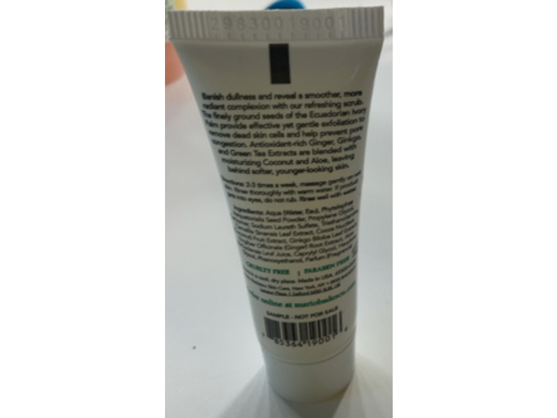 Mario Badescu Skin Care Botanical Exfoliating Scrub, 0.5 fl oz/14 mL