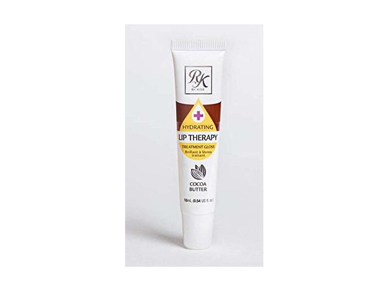 Ruby Kisses Lip Therapy Treatment Gloss, Cocoa Butter, 0.33 fl oz/10 mL