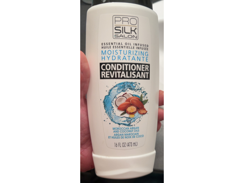 Pro Silk Salon Moisturizing Conditioner, Moroccan Argan & Coconut Oil, 16 fl oz/473 mL