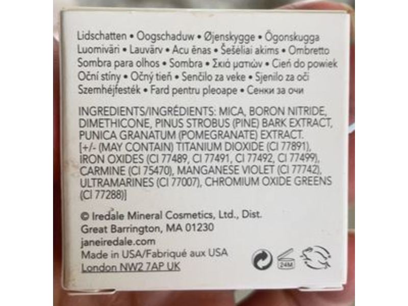 Jane Iredale Pure Pressed Eye Shadow, Allure, 0.06 oz/1.8 g