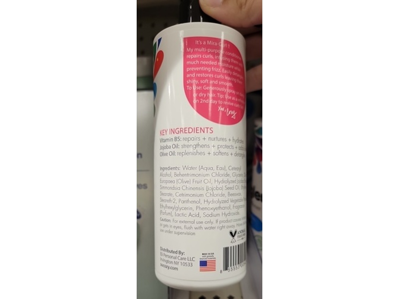 Socozy Kids Curl Leave-In Conditioner + Therapy Spray, 10.5 fl oz/311 mL