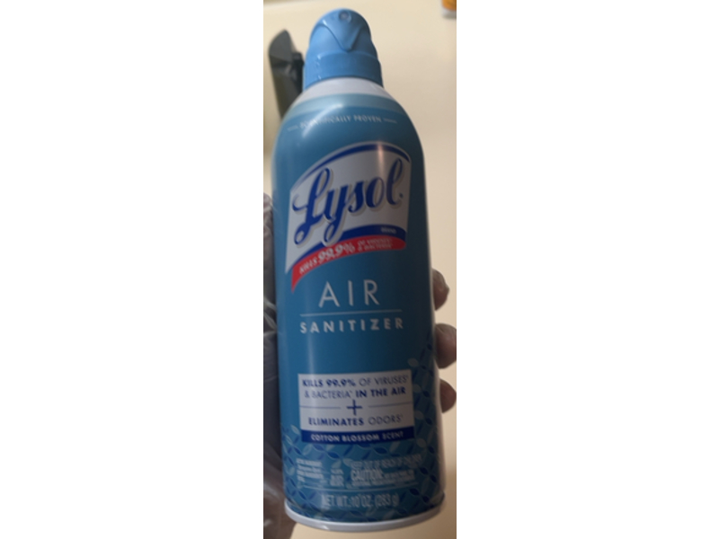 Lysol Air Sanitizer, Cotton Blossom Scent, 10 oz/283 g, Pack Of 3