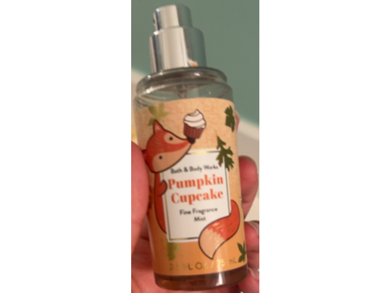 Bath & Body Works Fine Fragrance Mist, Pumpkin Cupcake, 2.5 fl oz/75 mL