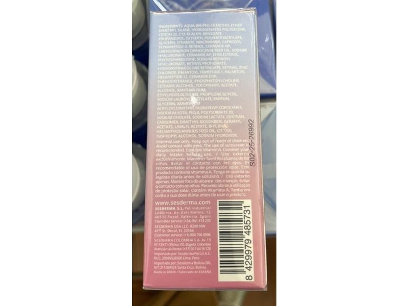 Sesderma Reti Age 5 Liposomal Serum, 5 Retinoid System, 1.01 fl oz/30 mL