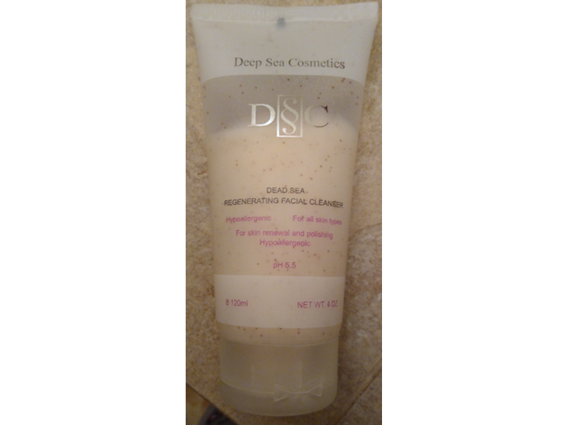 Deep Sea Cosmetics Regenerating Facial Cleanser, 4 oz/120 mL