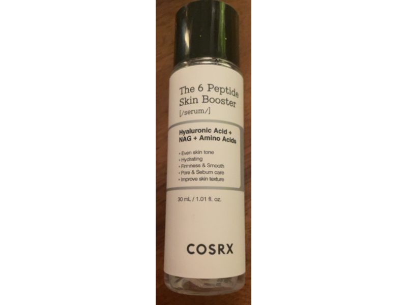 Cosrx The 6 Peptide Skin Booster Serum, Hyaluronic Acid + Nag & Amino Acids, 1.01 fl oz/30 mL