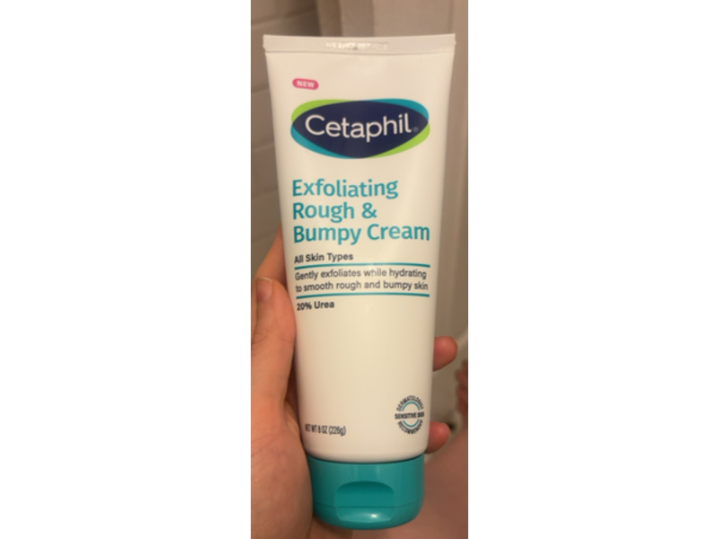 Cetaphil Exfoliating Rough & Bumpy Cream, 20% Urea, 8 oz/226 g