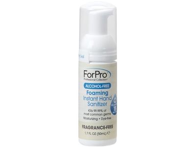 ForPro Foaming Instant Hand Sanitizer, Fragrance Free, 1.7 fl oz/50 mL
