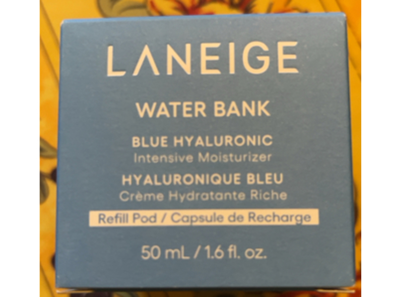 Laneige Blue Hyaluronic Intensive Moisturizer, Water Bank, 1.6 fl oz/50 mL