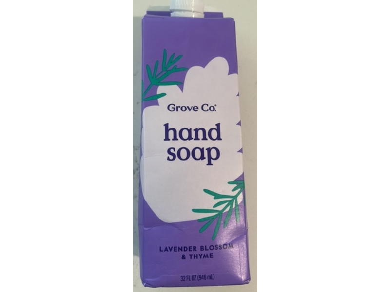 Grove Co. Hand Soap, Lavender Blossom & Thyme, 32 fl oz/946 mL