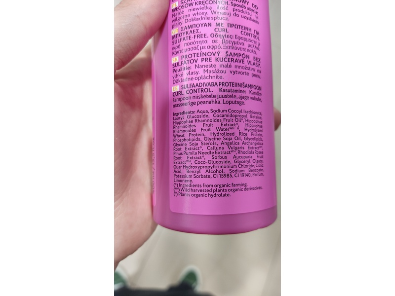 Natura Siberica Professional Oblepikha Shampoo, Curl Control, 400 mL