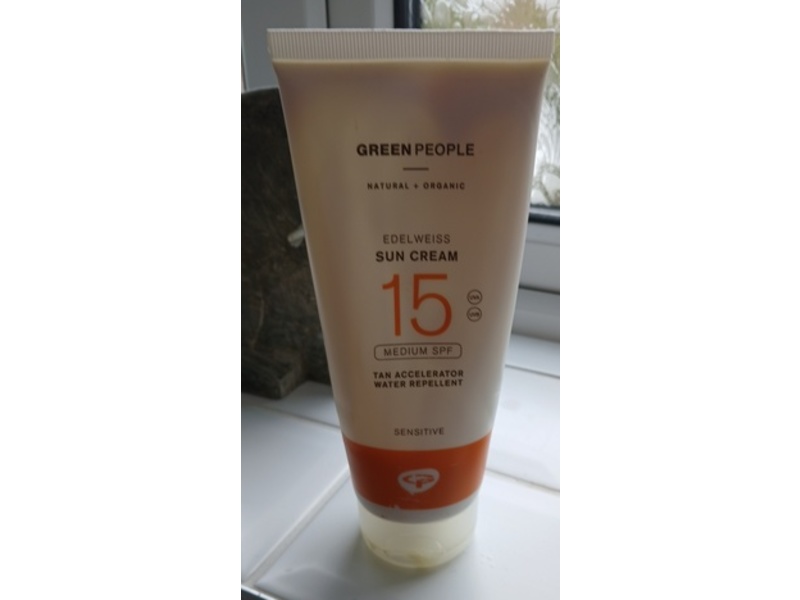 Green People Edelweiss Sun Cream, SPF 15, 6.7 fl oz/200 mL