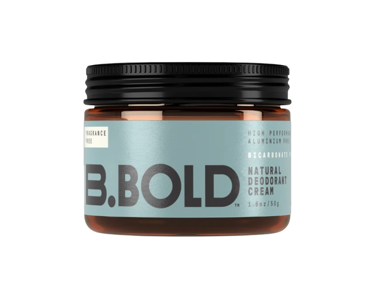 B.bold Deodorant Cream, Fragrance Free, 1.8 oz/50 g