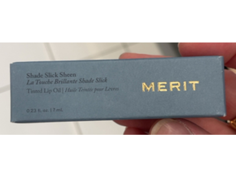 Merit Beauty Tinted Lip Tint Oil, Slick Sheen, 0.23 fl oz/7 mL