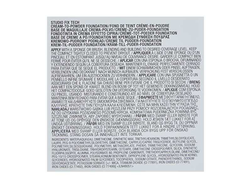 M.A.C Studio Fix Tech Cream To Powder Foundation, NW 25, 0.35 oz/10 g