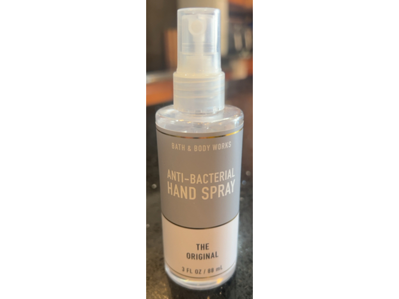 Bath & Body Works Anti-Bacterial Hand Spray, The Original, 3 fl oz/88 mL