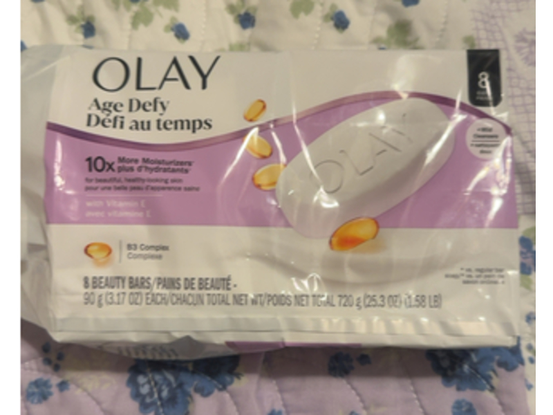 Olay Age Defying Bar Soap, 3.17 oz/90 g, 8 Count