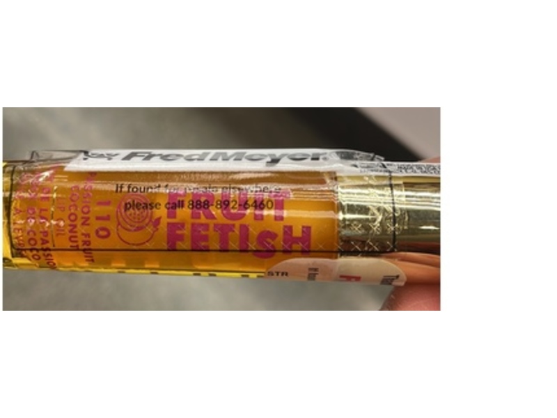 Milani Fruit Fetish Lip Oil, 110 Passionfruit Coconut, 0.135 fl oz/4 mL