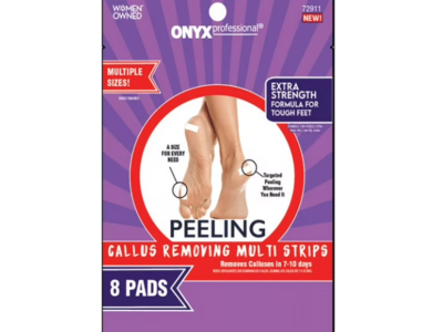 Onyx Professional Callus Removing Multi Strips, 8 Count