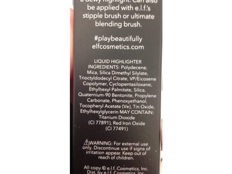 e.l.f. Beautifully Bare Liquid HIghlighter, Illuminating, 0.5 oz/15 g