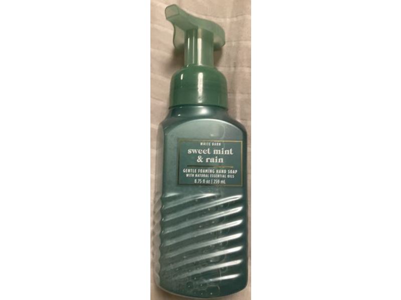 White Barn Gentle Foaming Hand Soap, Sweet Mint & Rain, 8.75 fl oz/259 mL