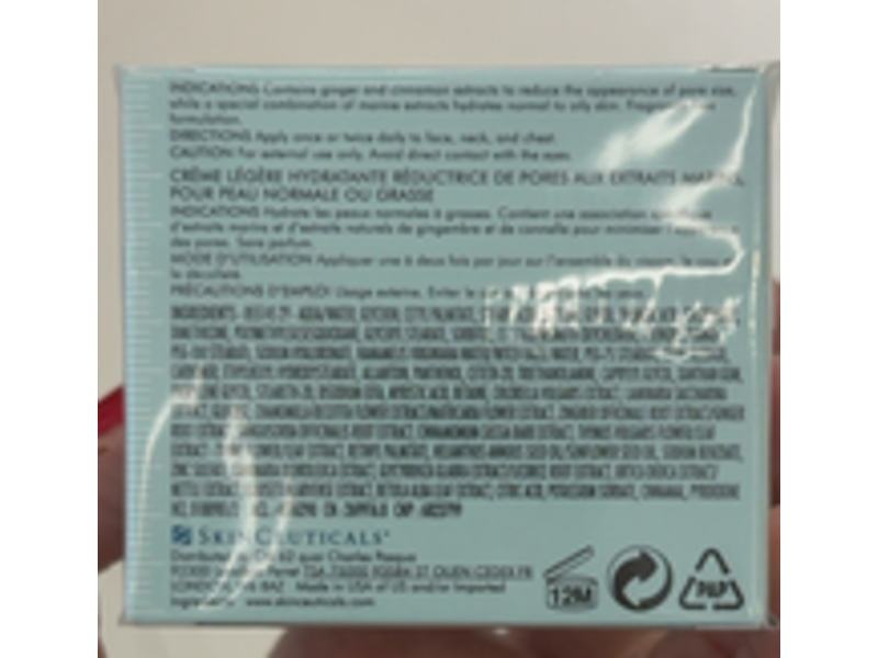 SkinCeuticals Daily Moisture Lightweight Pore-Minimizing Moisturizer, 2 fl oz/60 mL