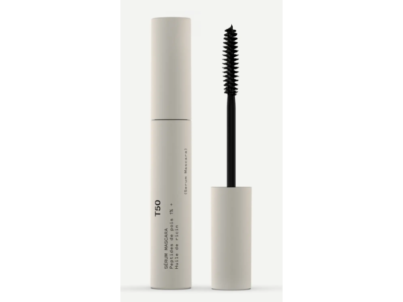 Typology T50 Serum Mascara, 1% Pea Peptides + Castor Oil, 0.27 fl oz/8 mL
