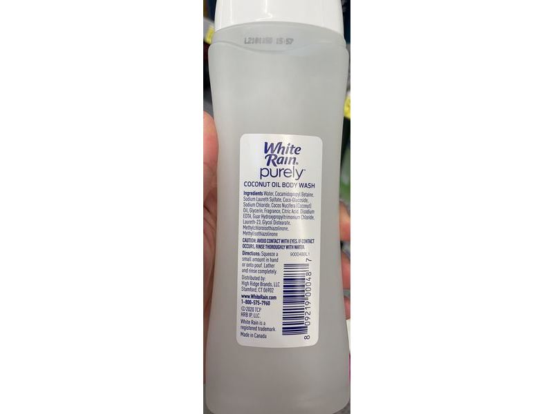 White Rain Purely Coconut Oil Body Wash, 12 fl oz/354 mL