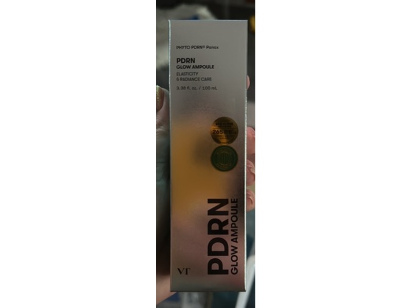 VT Cosmetics PDRN Glow Ampoule, 3.38 fl oz/100 mL