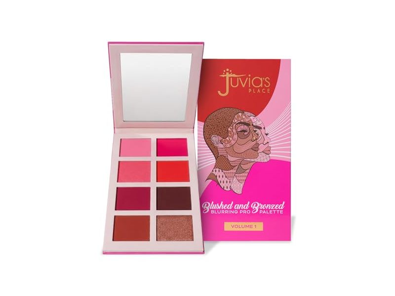 Juvia’s Place Blushed & Bronzed Blurring Pro Palette, Volume 1, 1.08 oz/30.5 g