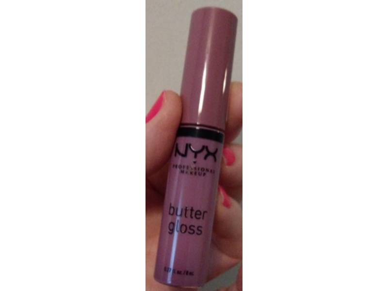 Nyx Professional Makeup Butter Gloss, Marshmallow, 0.27 fl oz/8 mL