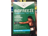 Biofreeze Large Menthol-Pain Relieving Patch, 12 Count - thumbnail 2