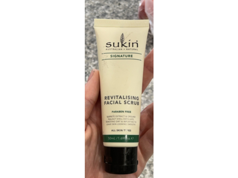 Sukin Revitalizing Facial Scrub, 1.69 fl oz/50 mL