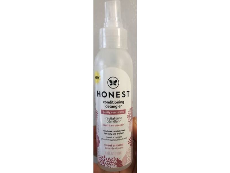 The Honest Company Conditioning Detangler, Gently Nourishing, Sweet Almond, 4 fl oz/118 mL