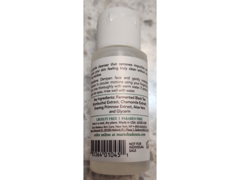 Mario Badescu Gentle Foaming Cleanser, 1 fl oz /29 mL