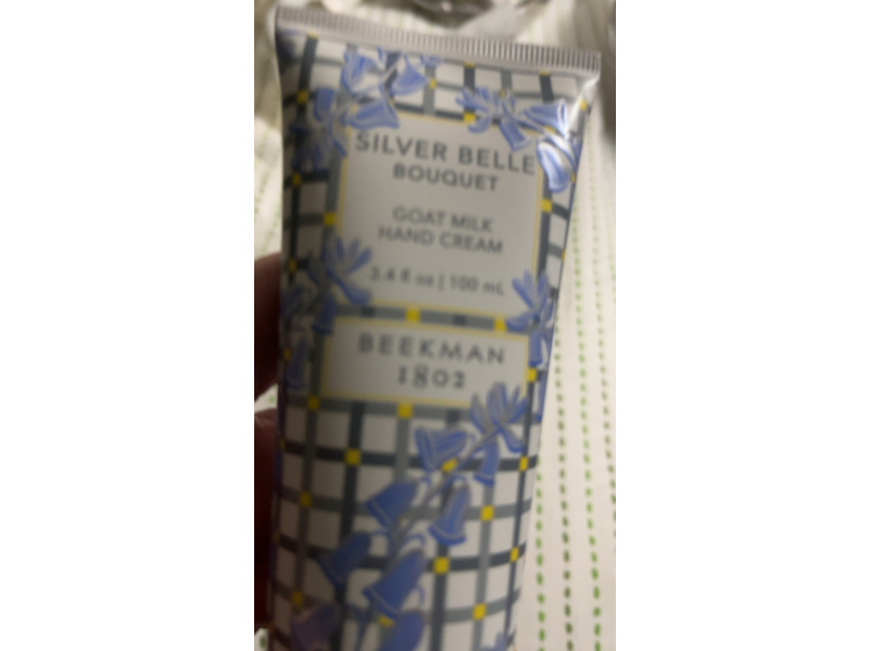 Beekman 1802 Silver Belle Bouquet Hand Cream, Goat Milk, 3.4 fl oz/100 mL