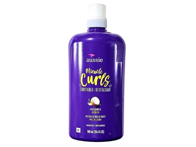 Aussie Miracle Curls Shampoo, Coconut & Jojoba Oil, 30.4 fl oz/900 mL
