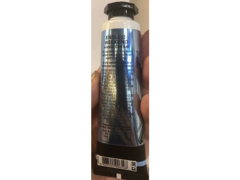 Bath & Body Works Endless Weekend Hand Cream, Hyaluronic Acid, 1 fl oz/29 mL