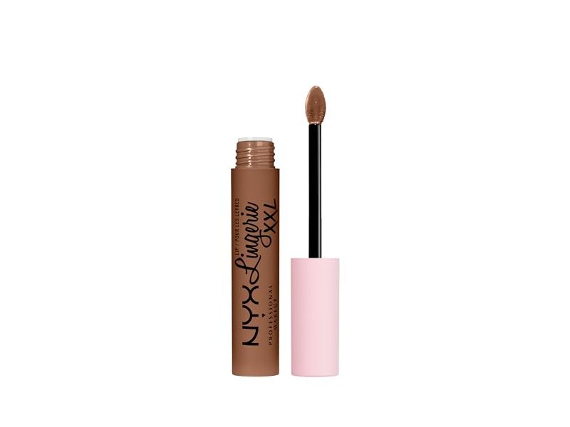 Nyx Professional Makeup Lip Lingerie XXL Matte Liquid Lipstick, Hot Caramelo, 0.13 fl oz/4 mL