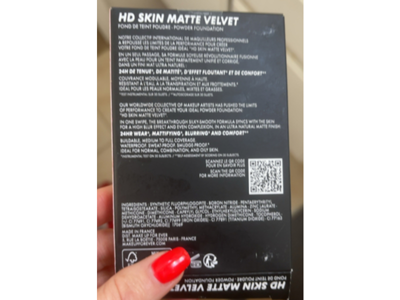 Make Up Forever Powder Foundation, 1R12 Cool Ivory, o.38 oz/11g