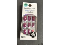 Dashing Diva Magic Press False Nails, Ruby Slippers, 30 Count - thumbnail 2
