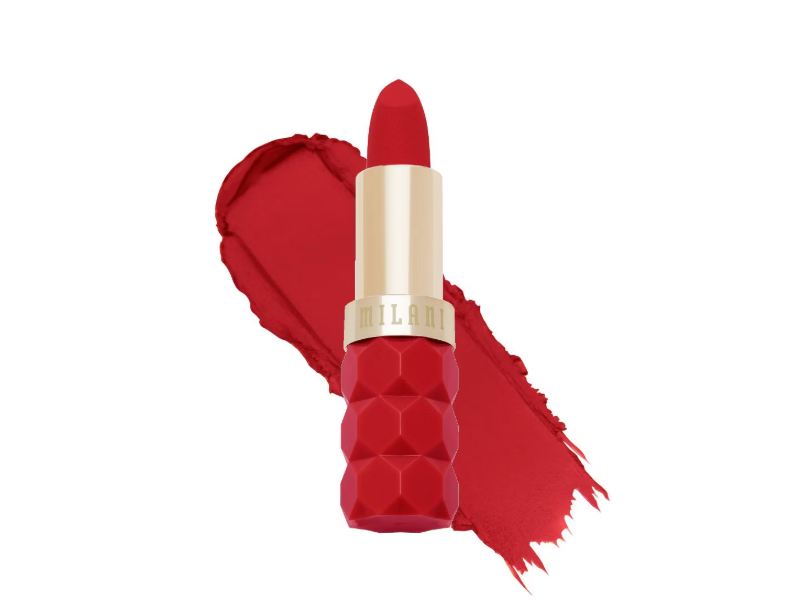 Milani Color Fetish Matte Lipstick, 390 Red Flag, 0.14 oz/4 g