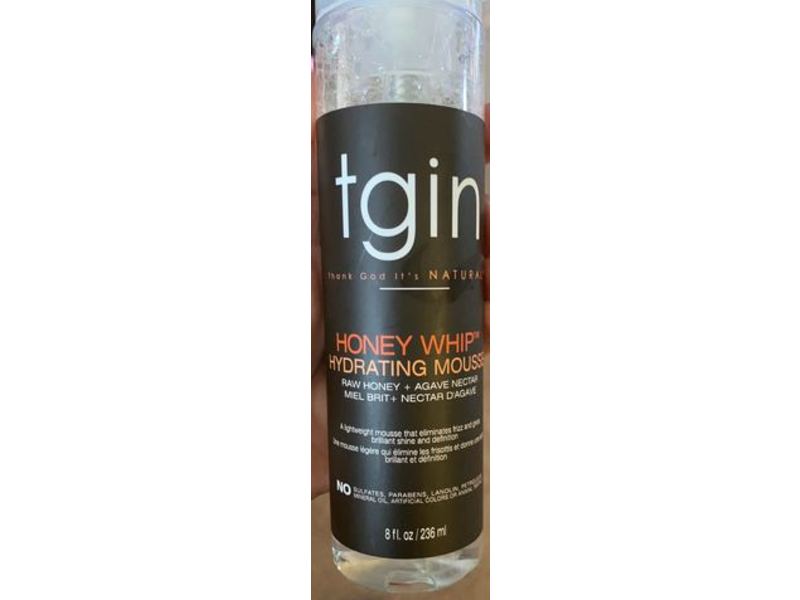 Tgin Honey Whip Hydrating Mousse, 8 fl oz/236 mL