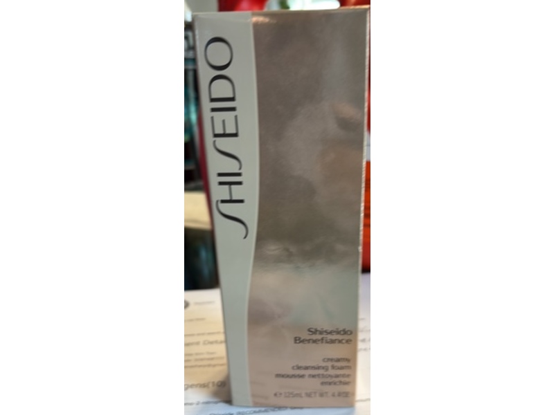 Shiseido Benefiance Creamy Cleansing Foam, 4.4 oz/125 mL
