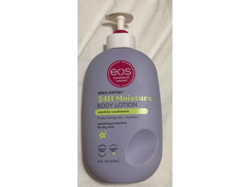 Eos Body Lotion, Vanilla Cashmere, 16 fl oz/473 mL